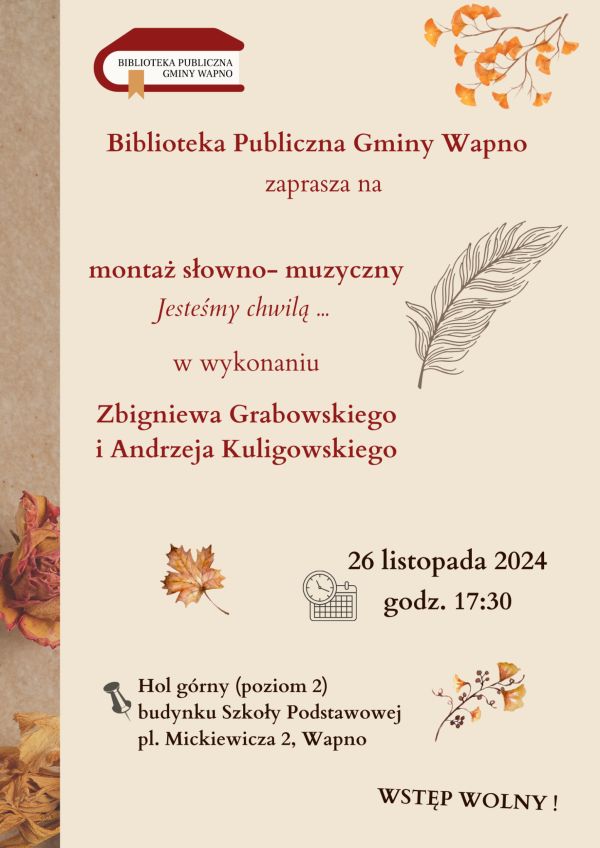 Zdjęcie Zapraszamy - Spotkanie Zbigniew Grabowski i Andrzej Kuligowski
