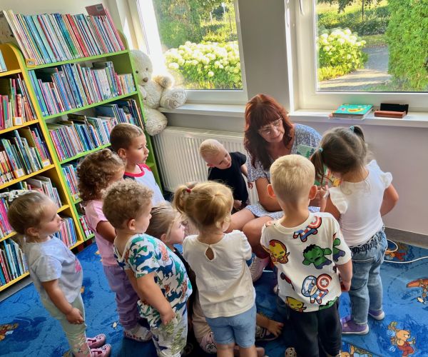Zdjęcie Pierwsza wizyta w Bibliotece - Tropiciele