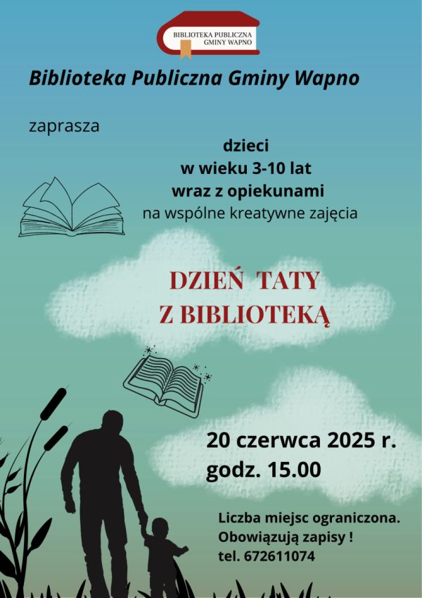 Zdjęcie Zapraszamy - Dzień Taty z Biblioteką 2025