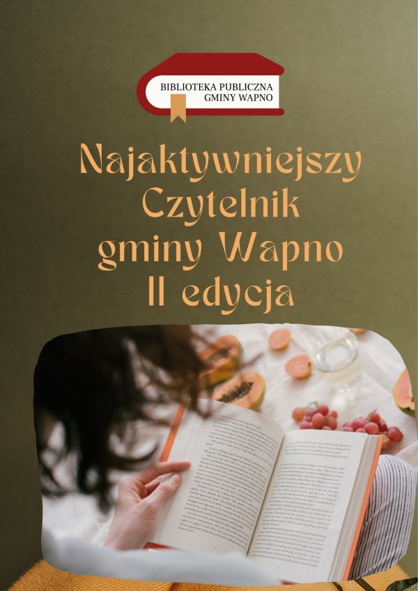 Zdjęcie Konkurs - Najaktywniejszy Czytelnik gminy Wapno  II edycja