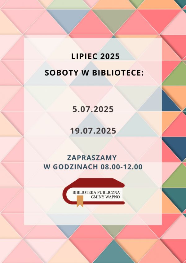Zdjęcie Soboty w Bibliotece - lipiec 2025