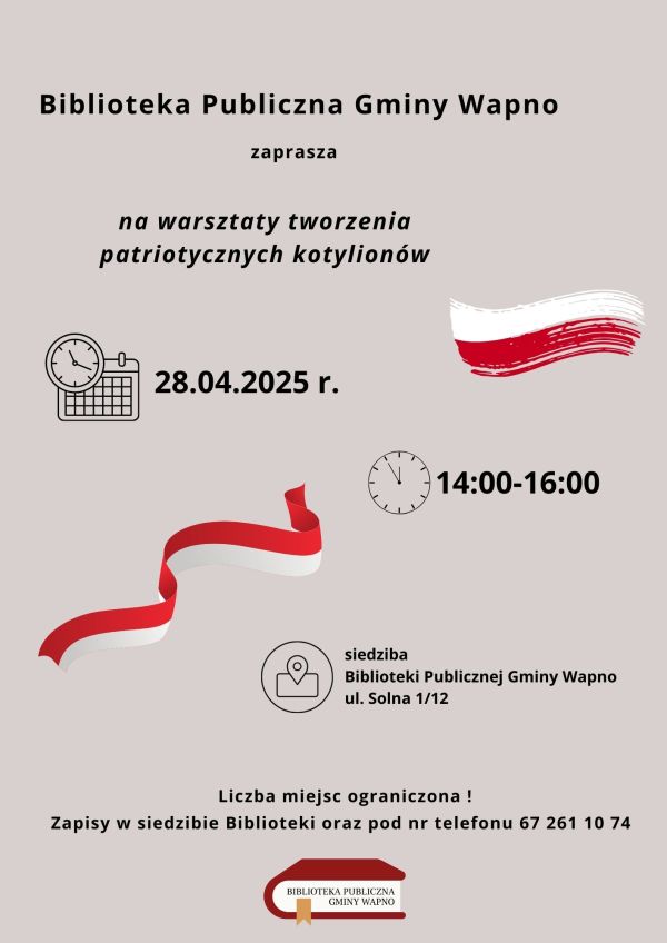 Zdjęcie Zapraszamy - Warsztaty patriotyczne kotyliony