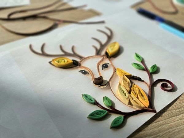 Zdjęcie Zajęcia quilling - relacja październik 2026