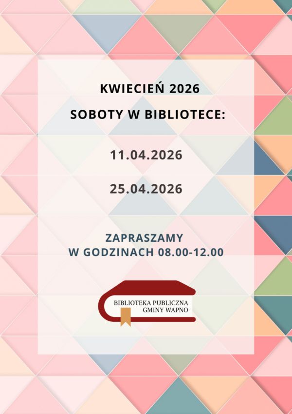 Zdjęcie Soboty w Bibliotece - kwiecień 2026