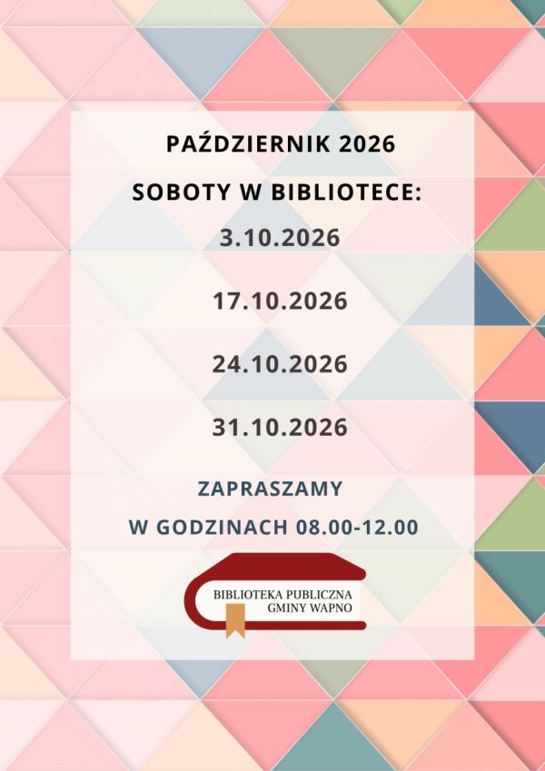 Zdjęcie Soboty w Bibliotece - wrzesień 2026