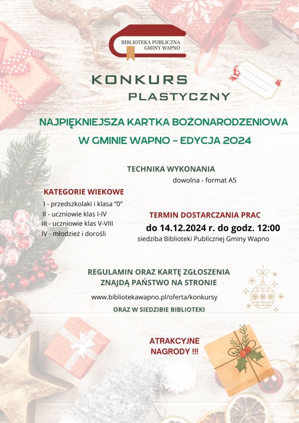 Zdjęcie Zapraszamy - Konkurs świąteczny