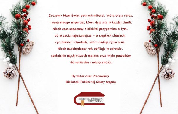 Życzenia świąteczne. 